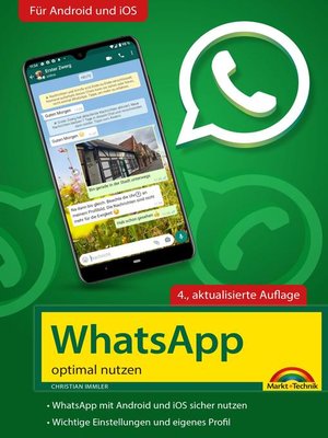 cover image of WhatsApp--optimal nutzen--4. Auflage--neueste Version 2021 mit allen Funktionen erklärt